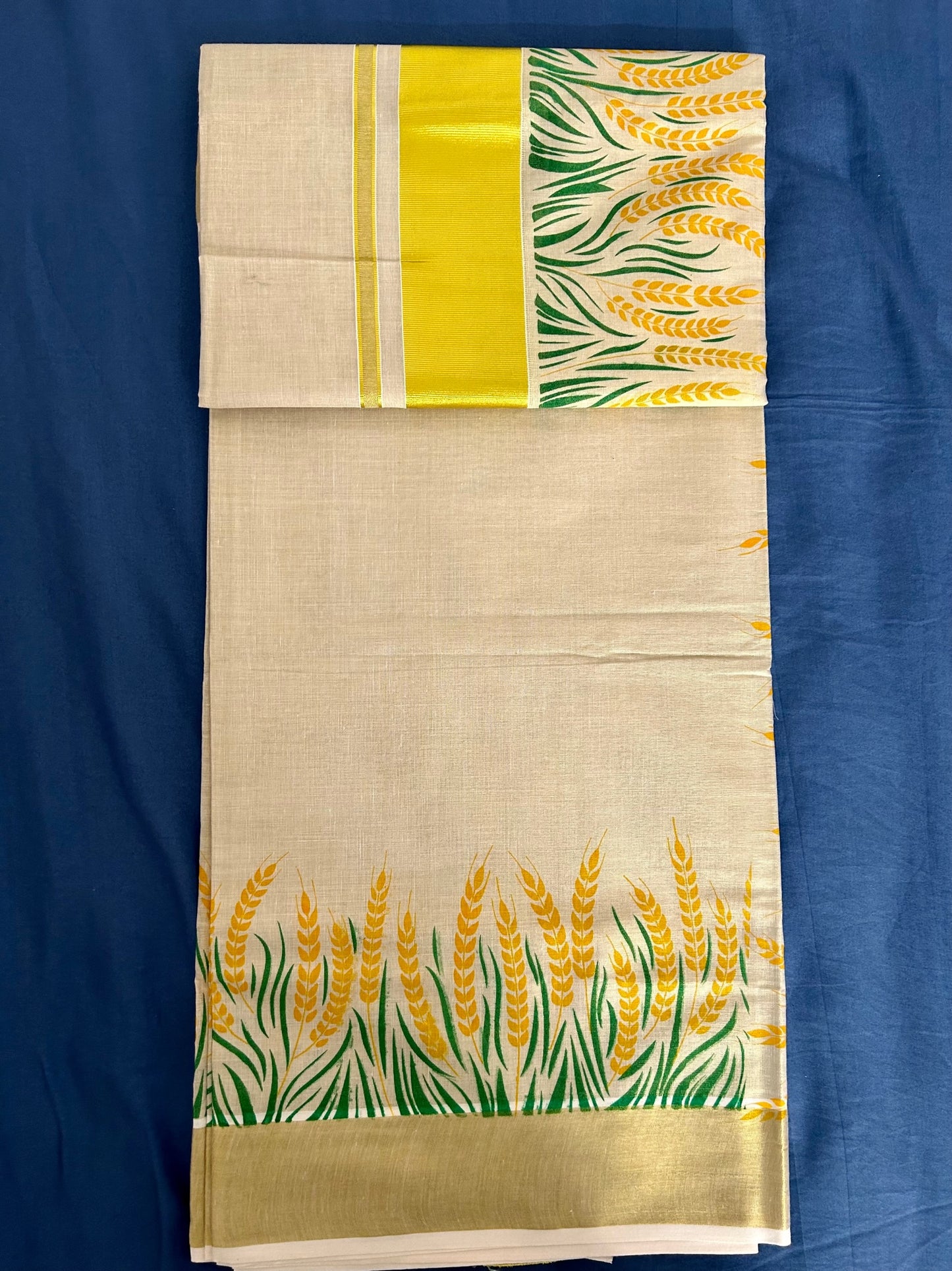 Nelkathir Printed Tissue cotton Saree