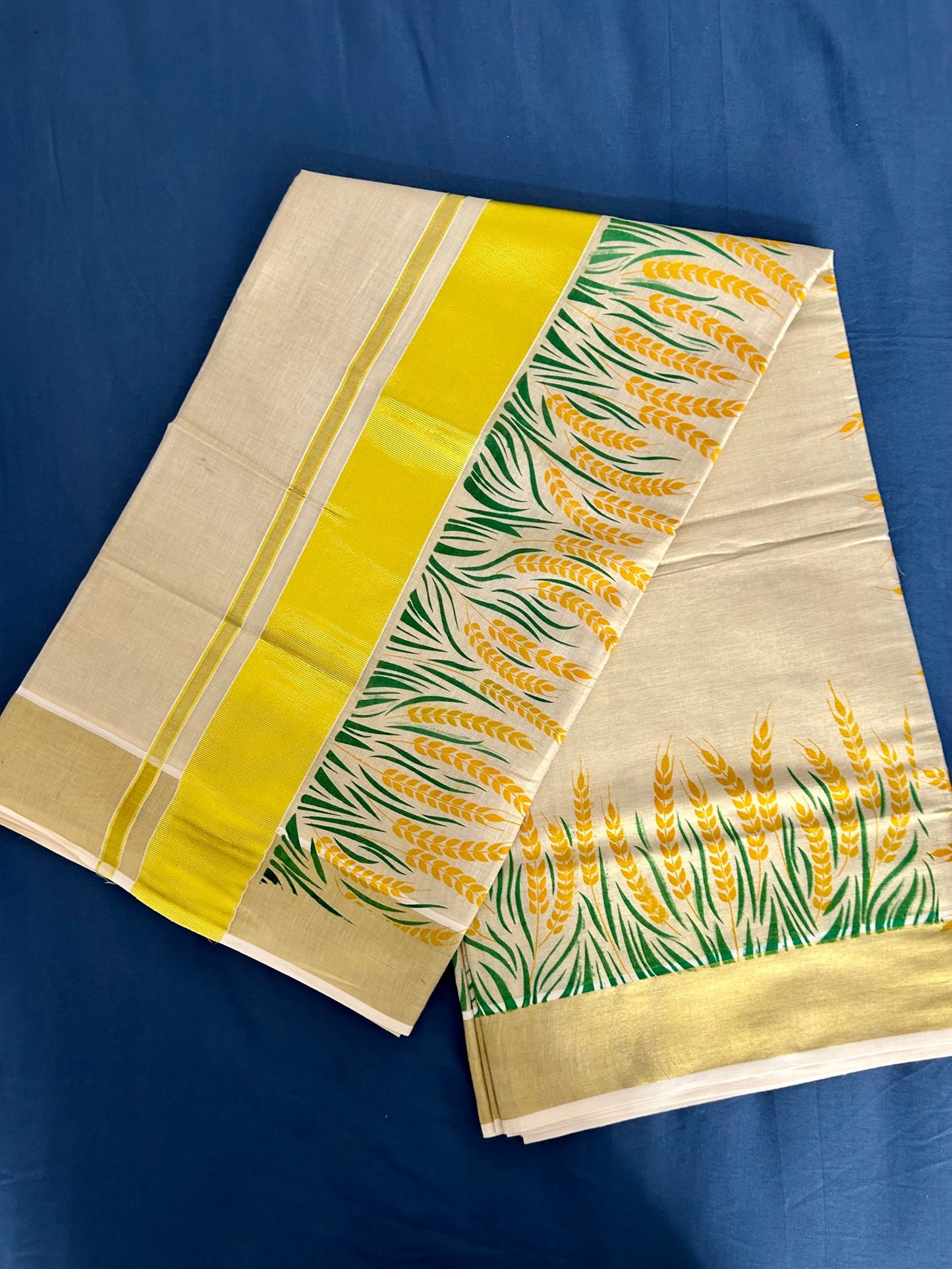 Nelkathir Printed Tissue cotton Saree