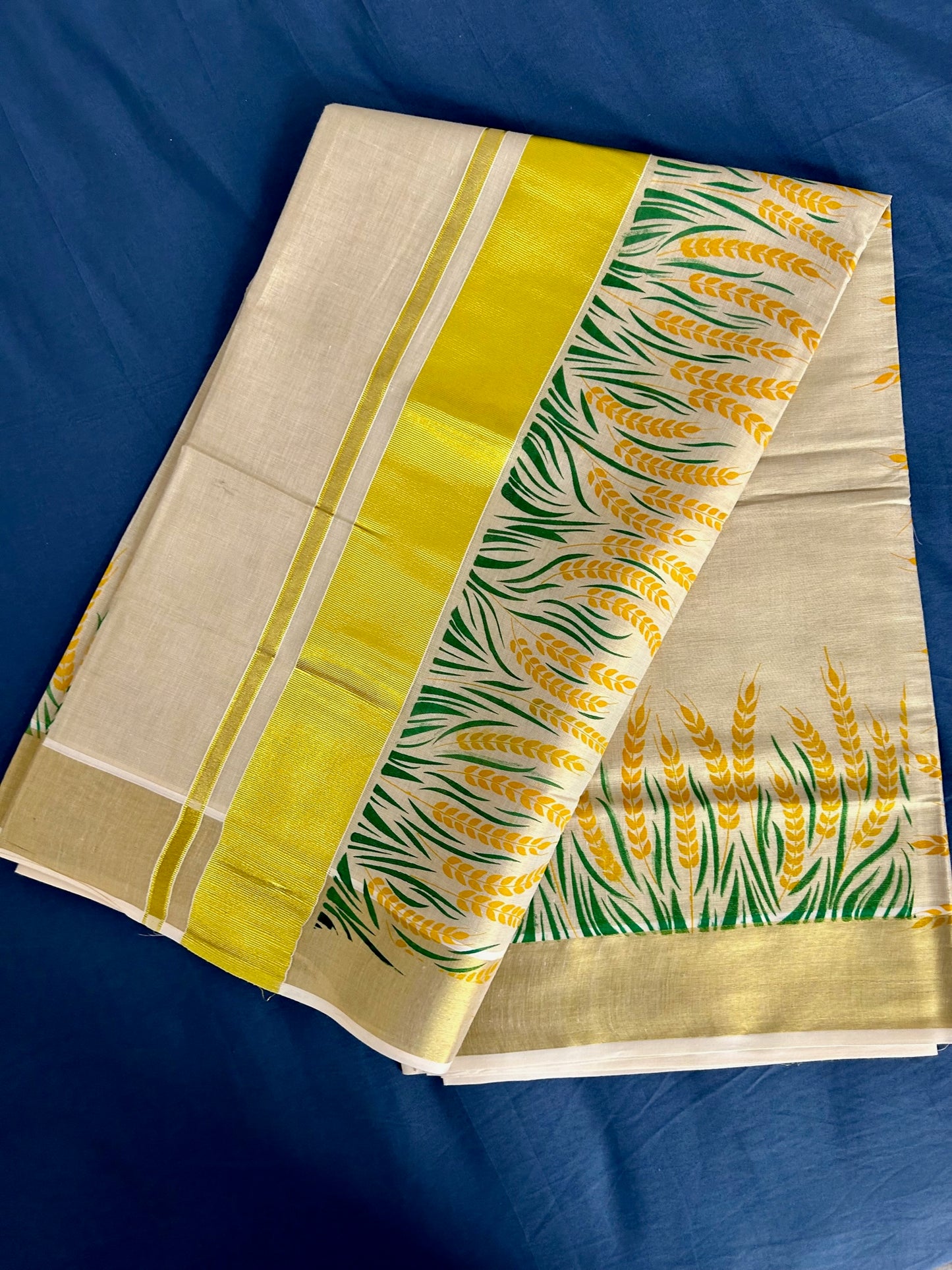 Nelkathir Printed Tissue cotton Saree