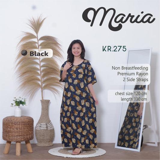 Floral Printed Indonesian Batik Long Dress